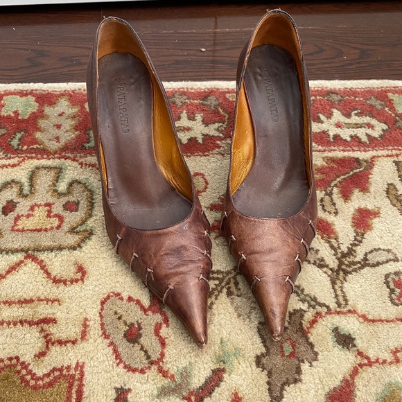 Patapata (made in Italy) Leather Brown Shoes - Picture 1 of 4